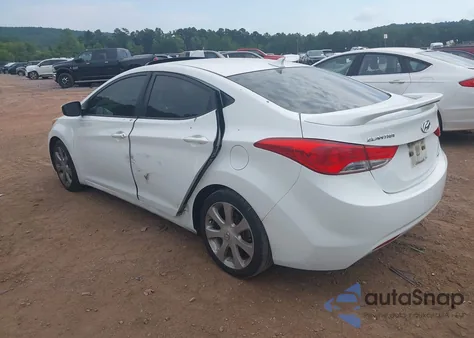 2011 Hyundai Elantra Limited from USA, damaged, VIN 5NPDH4AE3BH039599